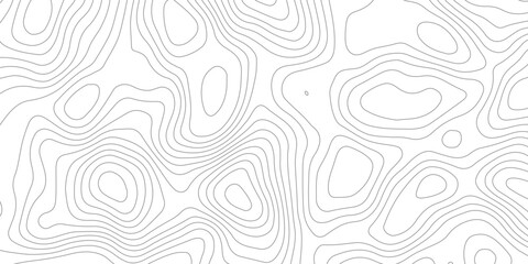 Abstract design with seamless pattern with lines topographic map. geographic mountain relief. retro topographic map. geographic contour map paper texture. terrain path isolated on a background. © Arte Acuático
