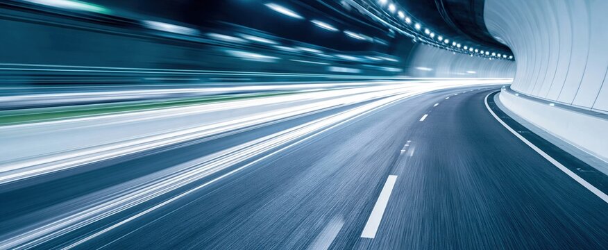 Futuristic background featuring vibrant light trails and seamless color gradients ideal for tech-themed digital designs.