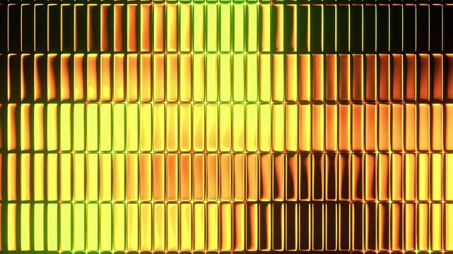 Glass orange with green shadow animation background VJ loop