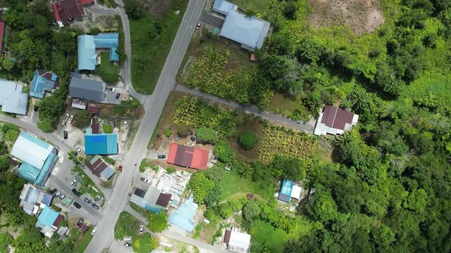 The village serves as a significant entry point through the Biawak ICQS (Immigration, Customs, Quarantine, and Security) Complex. This is a major route for cross-border travel to Aruk in the Sambas.