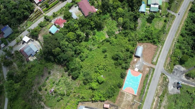 The village serves as a significant entry point through the Biawak ICQS (Immigration, Customs, Quarantine, and Security) Complex. This is a major route for cross-border travel to Aruk in the Sambas.