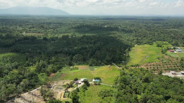 The village serves as a significant entry point through the Biawak ICQS (Immigration, Customs, Quarantine, and Security) Complex. This is a major route for cross-border travel to Aruk in the Sambas.