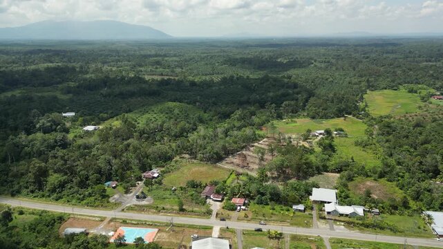 The village serves as a significant entry point through the Biawak ICQS (Immigration, Customs, Quarantine, and Security) Complex. This is a major route for cross-border travel to Aruk in the Sambas.