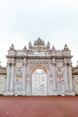Naklejka premium The gate of the former Ottoman Dolmabahçe Palace.