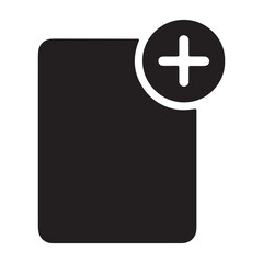 Add new file document icon symbol with document interface business management information isolated © Md Hifjul