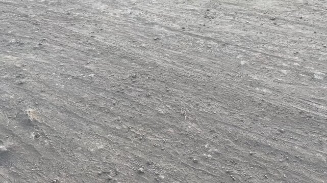 High angle texture of plowed agricultural land soil background