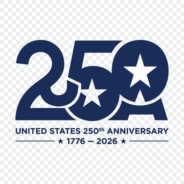 USA 250th anniversary logo design, United States semiquincentennial 1776-2026