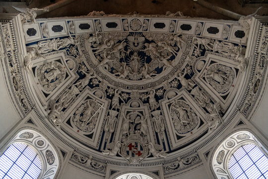 Baroque apse ceiling of Trier Cathedral