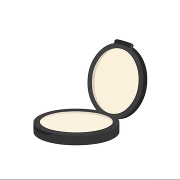 Compact Mirror Flat Vector Icon
