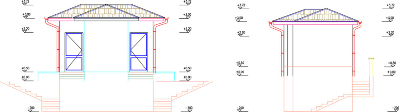 vector sketch illustration silhouette design architectural construction site plan layout floor plan section view bathroom building mosque 