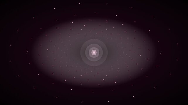 Pink data tunnel abstract technology background, digital network motion loop