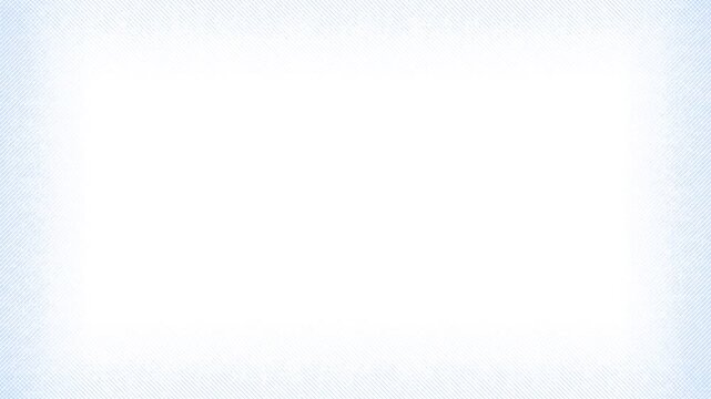 4K Light Blue Grunge Frame Overlay.Bright textured vignette background with white copy space for video effects.