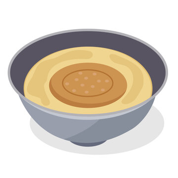 Natillas Spanish custard creamy dessert.