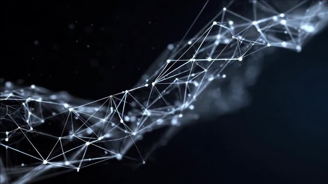 An abstract representation of interconnectedness and communication in a digital or conceptual framework.