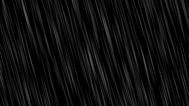 Rain Falling Luma Matte - Heavy Rain 