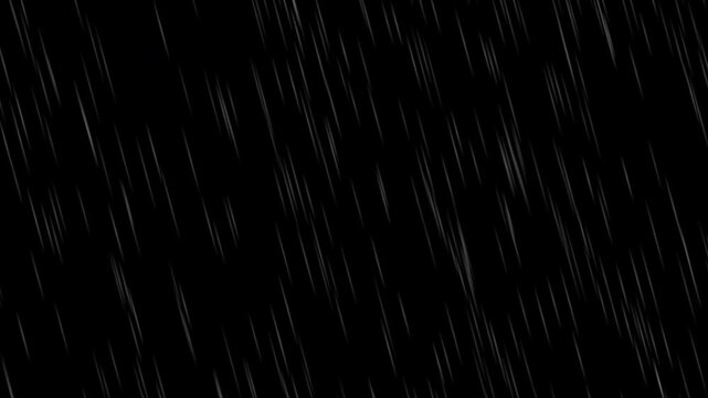 Rain Falling Luma Matte - Medium Force Rain 