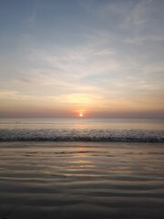 Obraz premium sunset on the beach