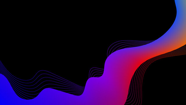 dynamic wallpaper design in dark background 4k abstract design images 16 yo 9 retio