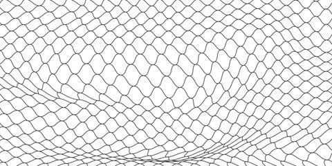 Mesh texture for fishing nets. Seamless pattern for sportswear or soccer goal, volleyball net, basketball hoop © abay