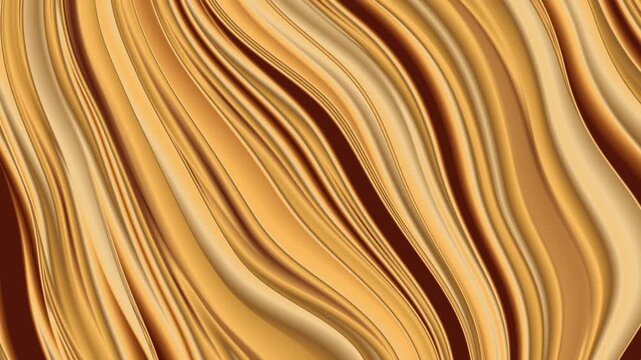 Golden Honey Amber Swirls Blending With abstract background Rich Mahogany Wood Grain Texture Loopable