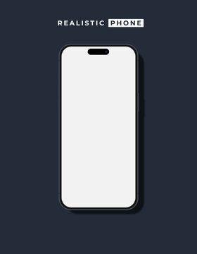 blue grey phone mockup