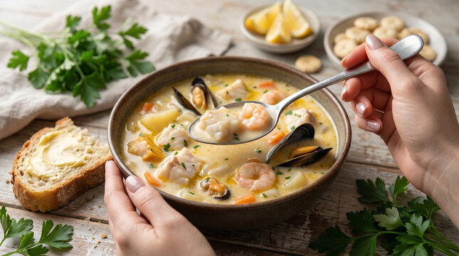 Ulster Seafood Chowder &ndash; Traditional Northern Irish Creamy Fish Soup Recipe