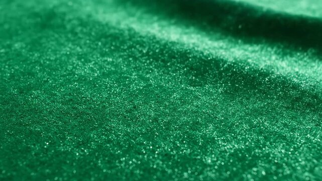Vibrant emerald green glitter background with sparkling texture