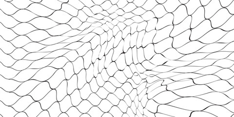 Black chrome Steel Grating seamless structure. Chainlink isolated on white background. Vector illustration. EPS 10. © Roni