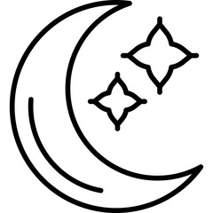 Crescent Moon Icon © Talha