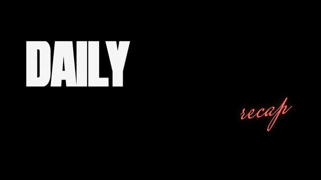 Daily lifestyle minimal typography for routine and journal vlogs
