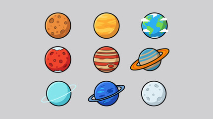 Celestial bodies collection © Ulosowo