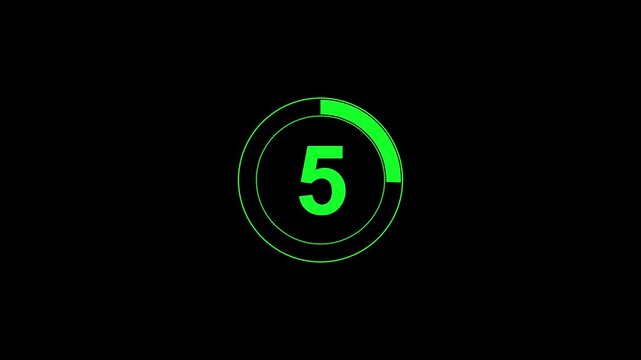 0 to 20 Number Count Up Timer Animation on White Background, Clean Digital Counter for Presentation, Broadcast, Event, and Video Intro.