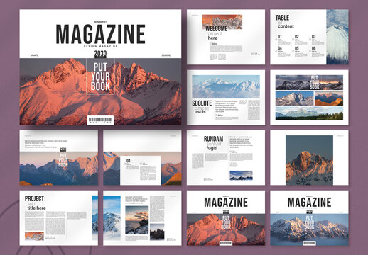 Photo Book Landscape Template
