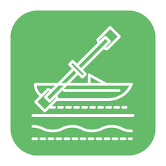 Rowing Boat Icon © Icons Studio