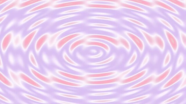 Abstract background with soft pastel pink and purple concentric circular ripple waves.