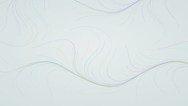Animated Light Corporate flow field lines background weaving loop