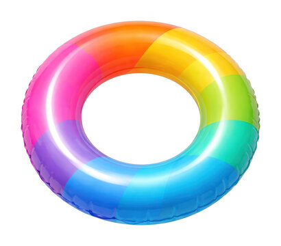 PNG Colorful inflatable pool float