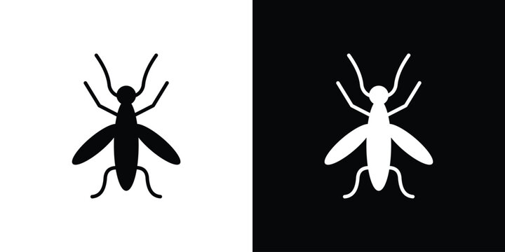 Mosquito icon outline symbols series. EPS10