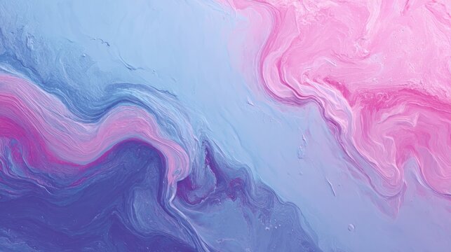 Abstract swirls of pink blue and purple