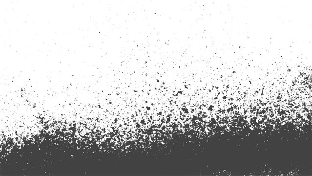 Grunge Urban Overlay Texture with Abstract Halftone Dots, Transparent Background, Subtle Distressed Print Effect, High Resolution Monochrome Vector Design.