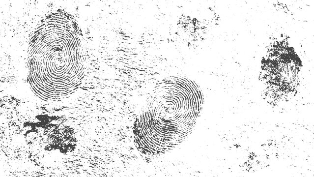 black and white grunge fingerprint  background