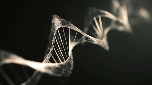 High-resolution of DNA double helix with genetic sequences