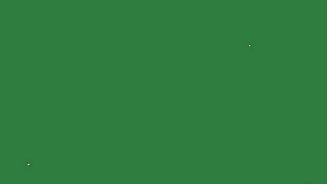 White arrow on it and an image of star burst background broken hole arrows lot spots two crossed swords isolated on green screen background