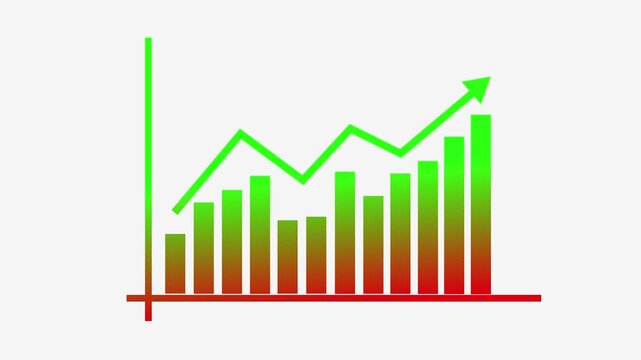 Corporate Financial Growth Visualization with Animated Revenue Charts