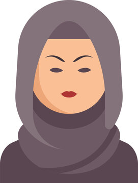 Determined Arab woman wearing hijab conveys strength, resilience, challenging stereotypes with focused gaze.