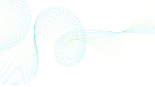 Modern minimalist wavy line art texture on white background