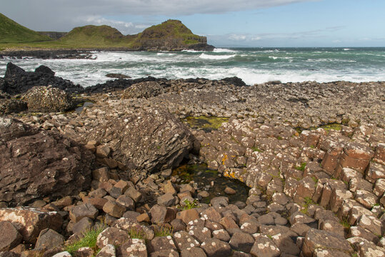 Rock Formations at Giant's Causeway