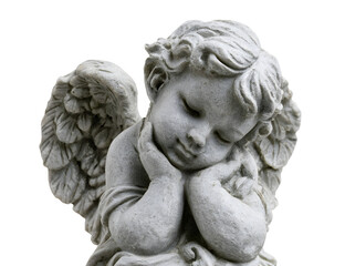 Naklejka premium Solo baby cherub figurine
