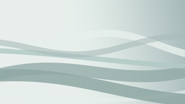 Minimal abstract wave pattern in cool teal and white, creating a calm, modern backdrop with soft curves and airy space for text or design layouts.
