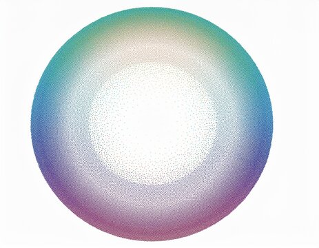 dot texture round border stippled grain texture noise gradient circle frame isolated on white background